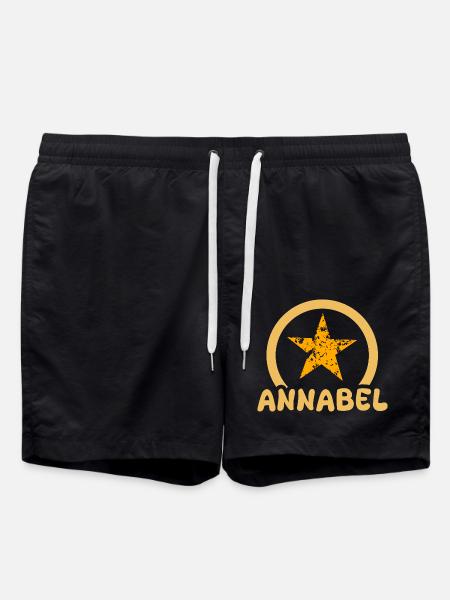 Geschenk für Annabel - Badeshorts - Schwarz