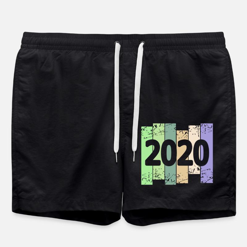 2020 - Short de bain - noir