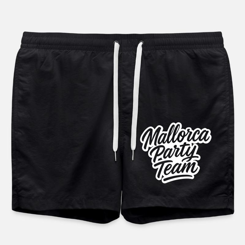 Mallorca Party Team - Swim Trunks - black