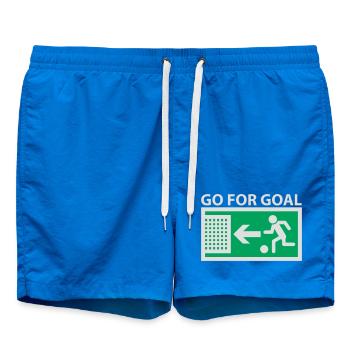 Go for Goal | Tor | Fussball | Soccer - Short de bain - cobalt blue - Devant