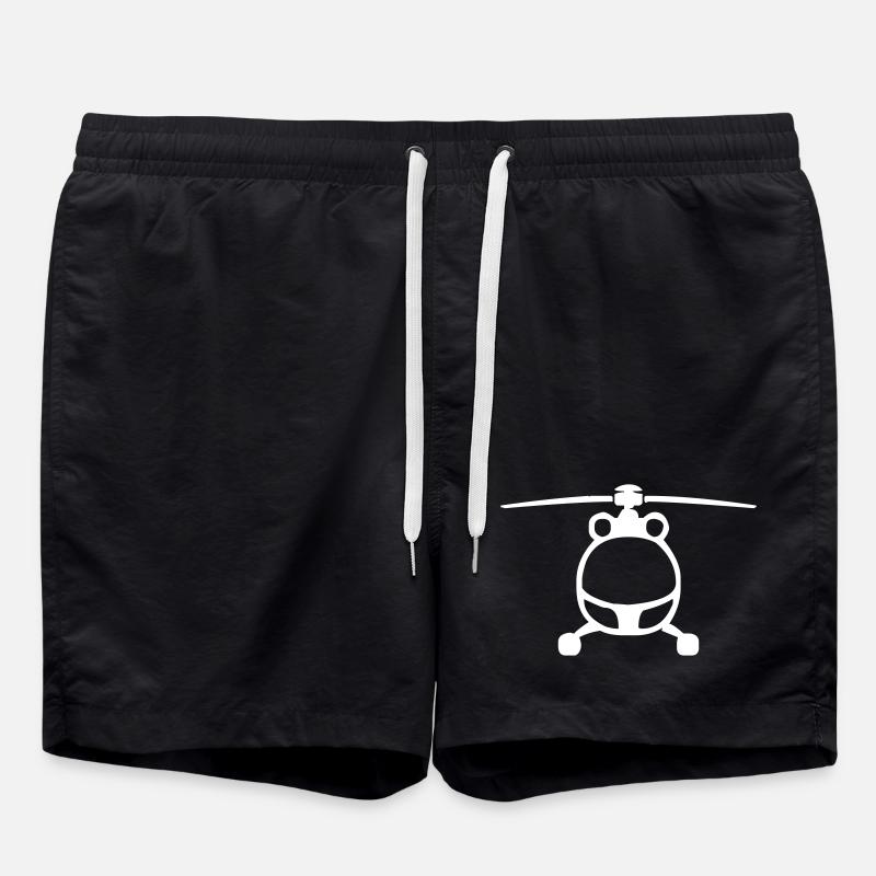 Helicopter - Swim Trunks - black