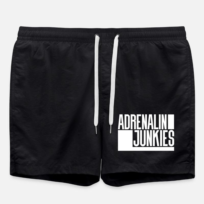 Adrenaline Junkies - Swim Trunks - black