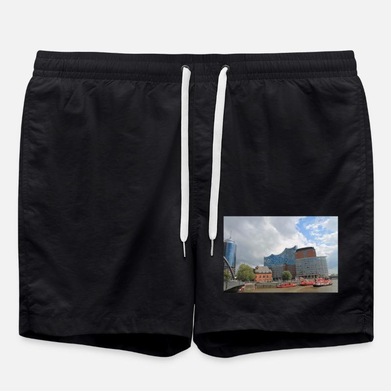 Hamburger Konzerthaus - Badeshorts - Schwarz