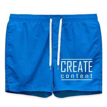 Create Content Künstler und Entwickler design - Badeshorts - Cobalt blue - Vorne