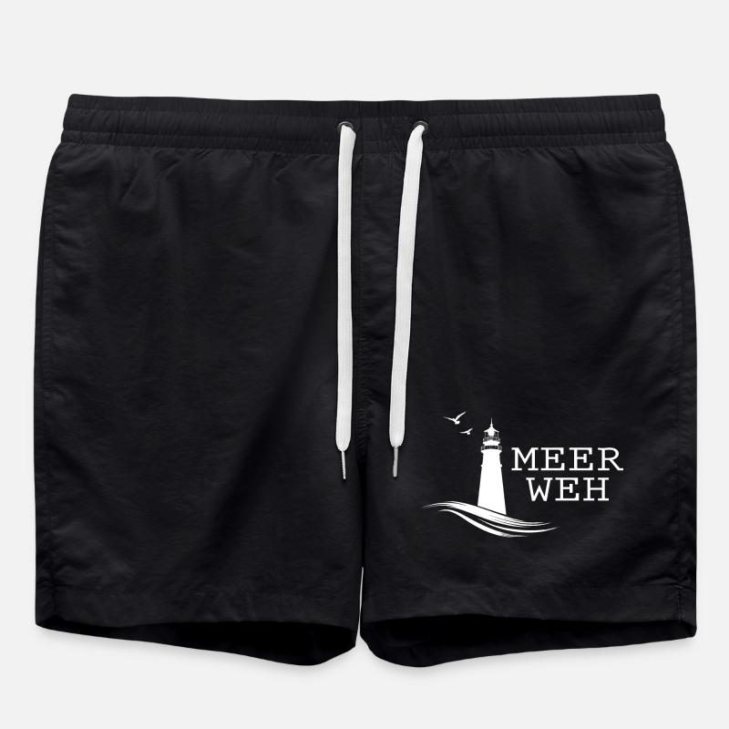 Meerweh - Badeshorts - Schwarz