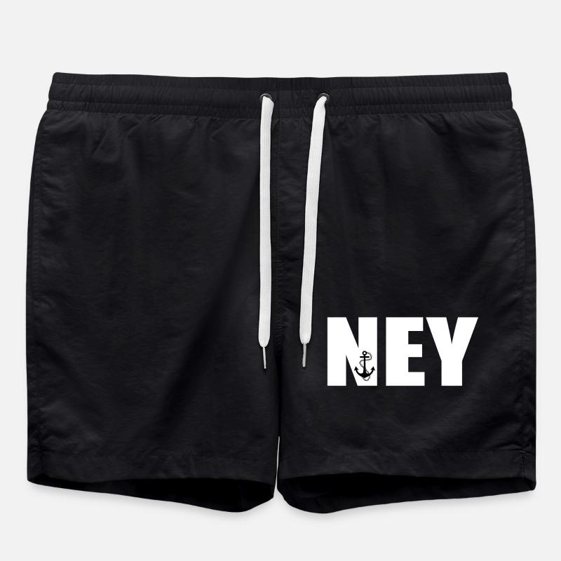 NEY Anker - Badeshorts - Schwarz