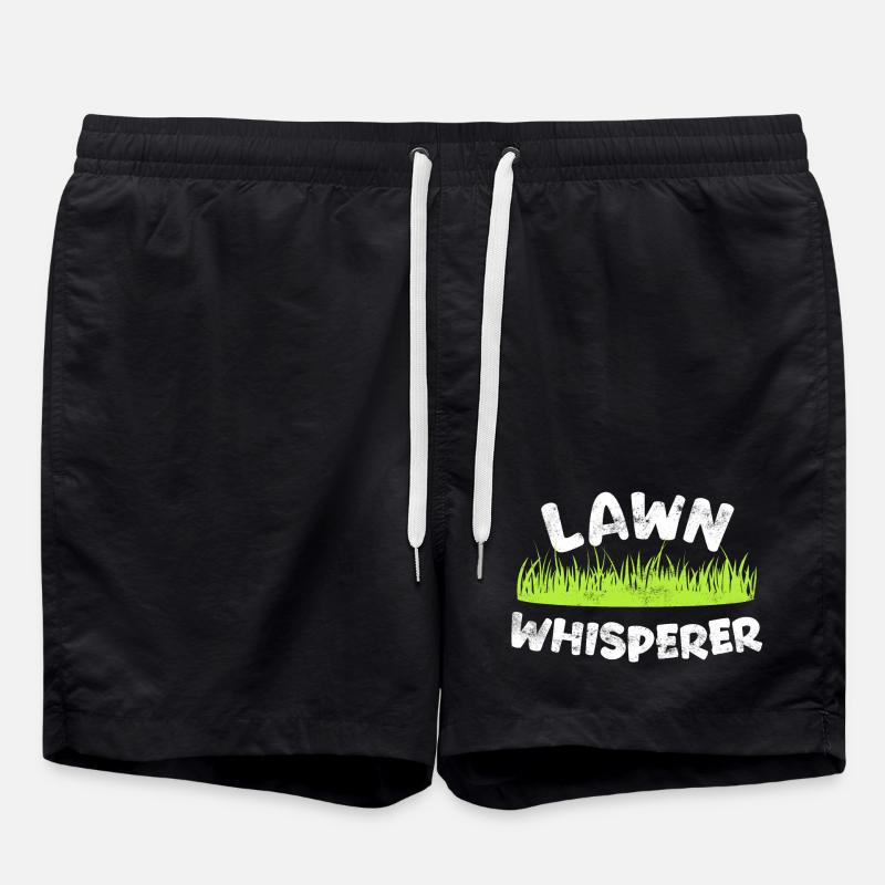 Rasenmäher Garten Gärtner - Badeshorts - Schwarz