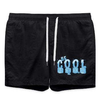 Soyez cool - Short de bain - noir - Devant - AI Model Male 185 light (185cm)