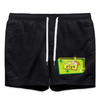 amateurs de cheesecake - Short de bain - noir - Devant - AI Model Male 185 light (185cm)