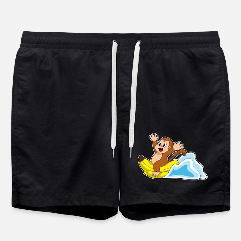 Singe Banane - Short de bain - noir
