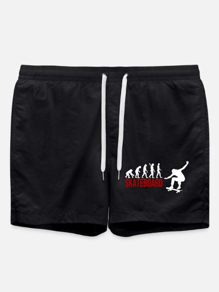 Evolution Skateboard - Badeshorts - Schwarz