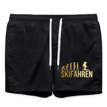Evolution Skifahren - Badeshorts - Schwarz - Vorne - AI Model Male 185 light (185cm)