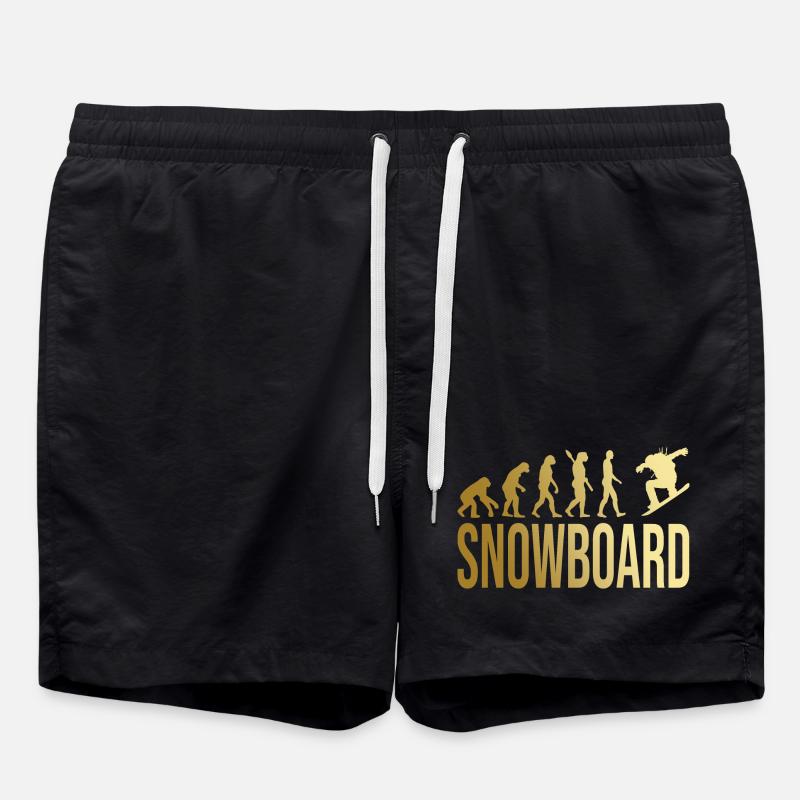 Evolution Snowboard - Badeshorts - Schwarz