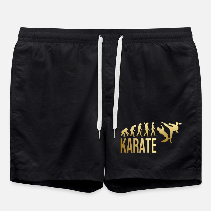 Evolution Karate - Badeshorts - Schwarz