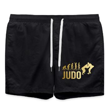Judo Evolution - Badeshorts - Schwarz - Vorne - AI Model Male 185 light (185cm)
