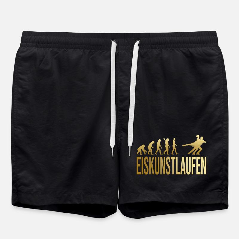 Evolution Eiskunstlaufen - Badeshorts - Schwarz