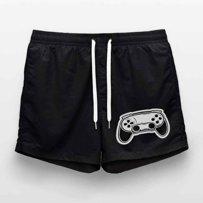 Videospiel Controller Zeichnung Badeshorts