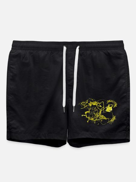Abstract - Swim Trunks - black