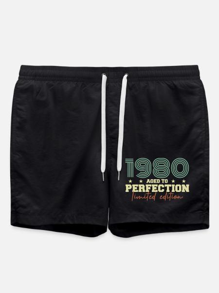 1980 - Swim Trunks - black