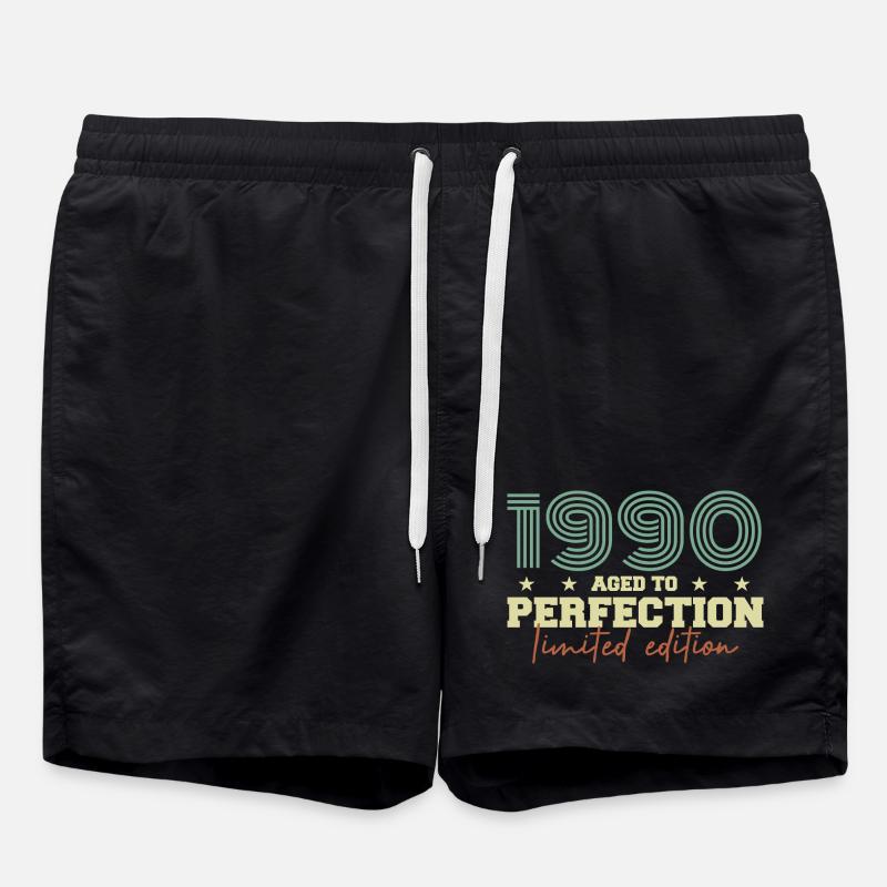 1990 - Swim Trunks - black