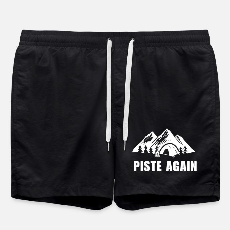 WIEDER PIE. Ski. Ski-Wintersport - Badeshorts - Schwarz