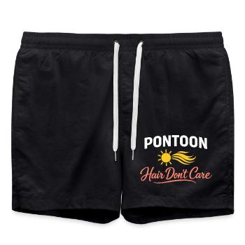 Flotte de pontons Équipage de pontons Bateau ponton - Short de bain - noir - Devant - AI Model Male 185 light (185cm)