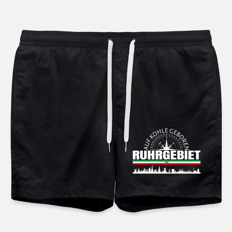 Ruhrgebiet  - Badeshorts - Schwarz
