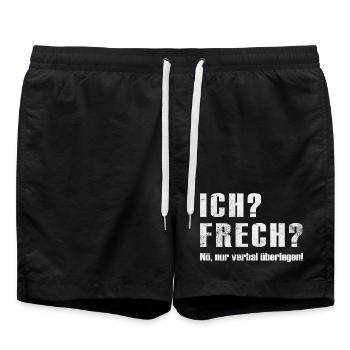 Verbal - Badeshorts - Schwarz - Vorne - AI Model Male 185 light (185cm)