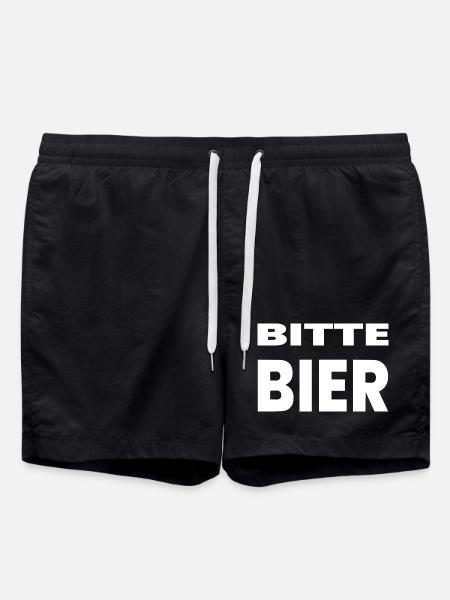 Bière - Short de bain - noir