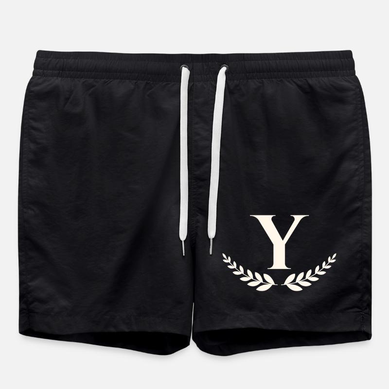 Y - Badeshorts - Schwarz