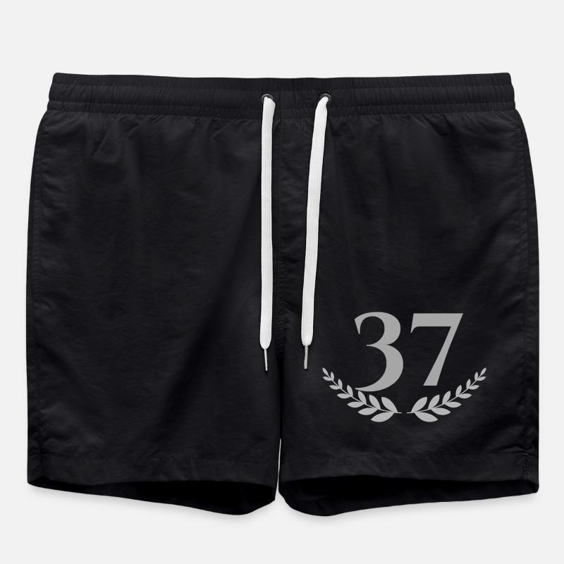 37 - Badeshorts - Schwarz