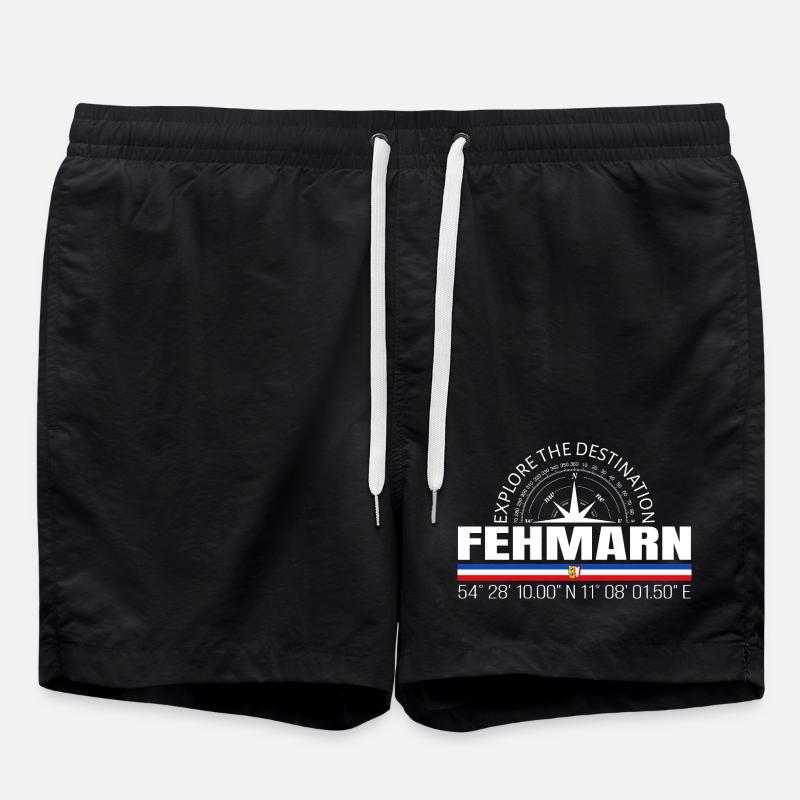 Fehmarn - Badeshorts - Schwarz
