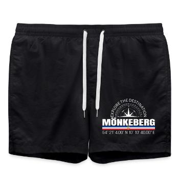 Mönkeberg - Badeshorts - Schwarz - Vorne - AI Model Male 185 light (185cm)