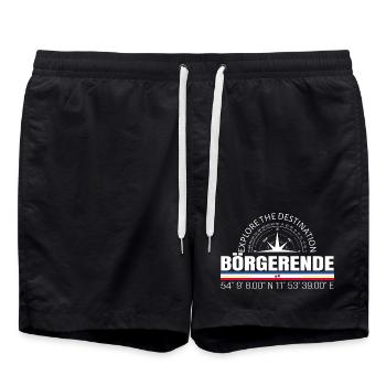 Börgerende - Swim Trunks - black - Front - AI Model Male 185 light (185cm)