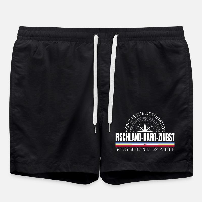 Fischland - Darß - Zingst - Badeshorts - Schwarz