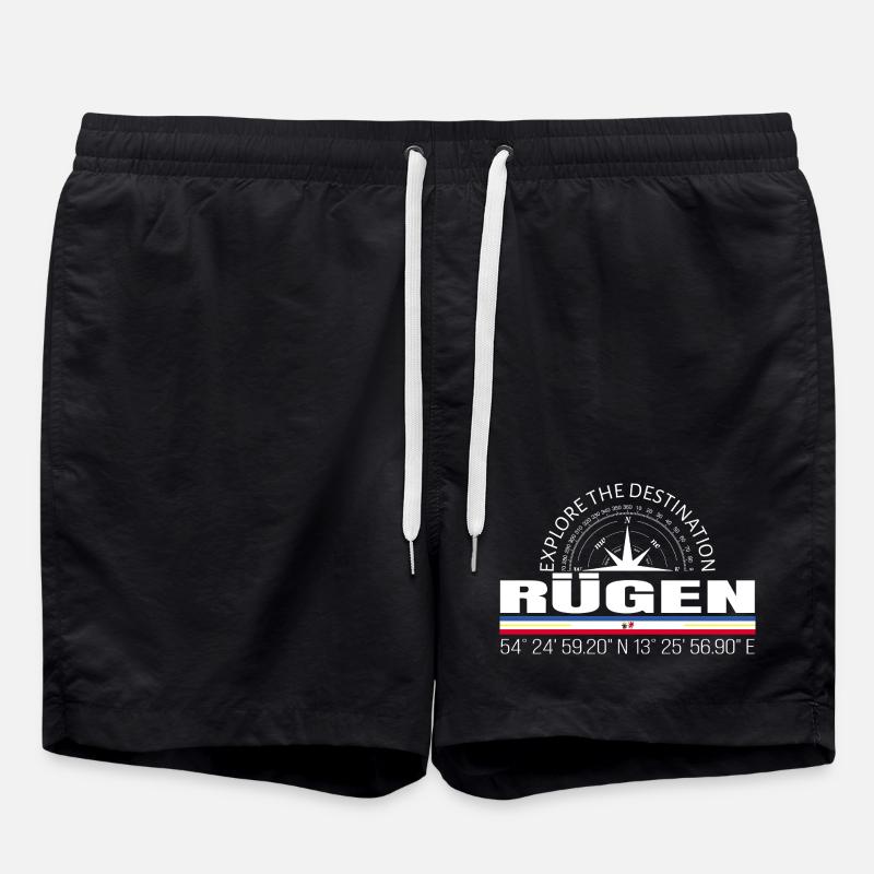 Rebuke - Swim Trunks - black