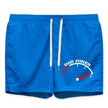 Papa-Witze Meter-Abschlag-Design - Badeshorts - Cobalt blue - Vorne