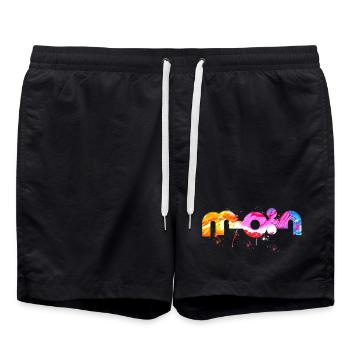 Hello - Swim Trunks - black - Front - AI Model Male 185 light (185cm)