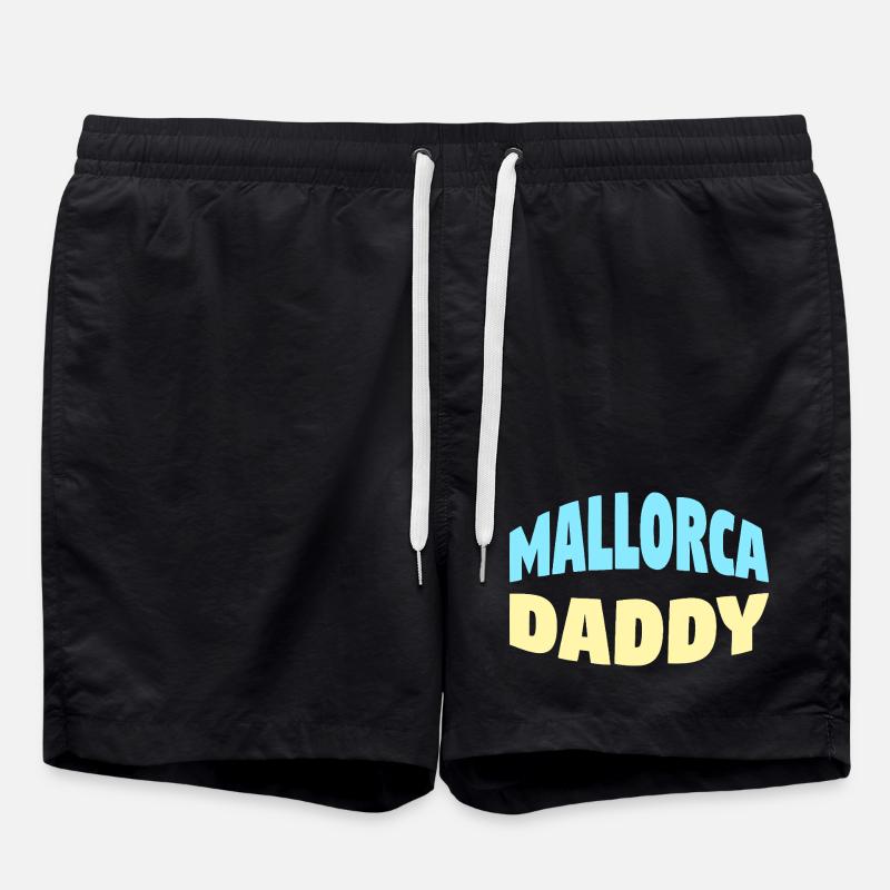 Mallorca Daddy - Badeshorts - Schwarz