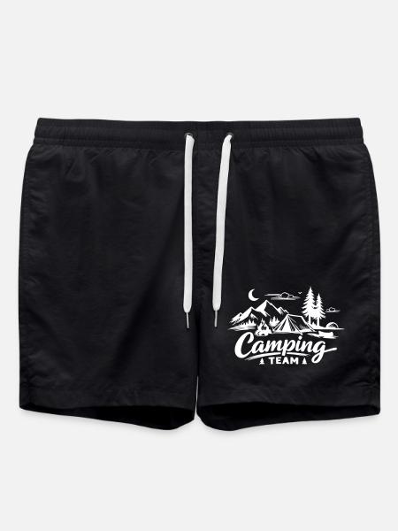 Camping Team - Swim Trunks - black