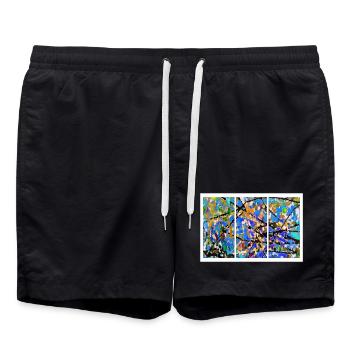 jshrsojujs - Short de bain - noir - Devant - AI Model Male 185 light (185cm)