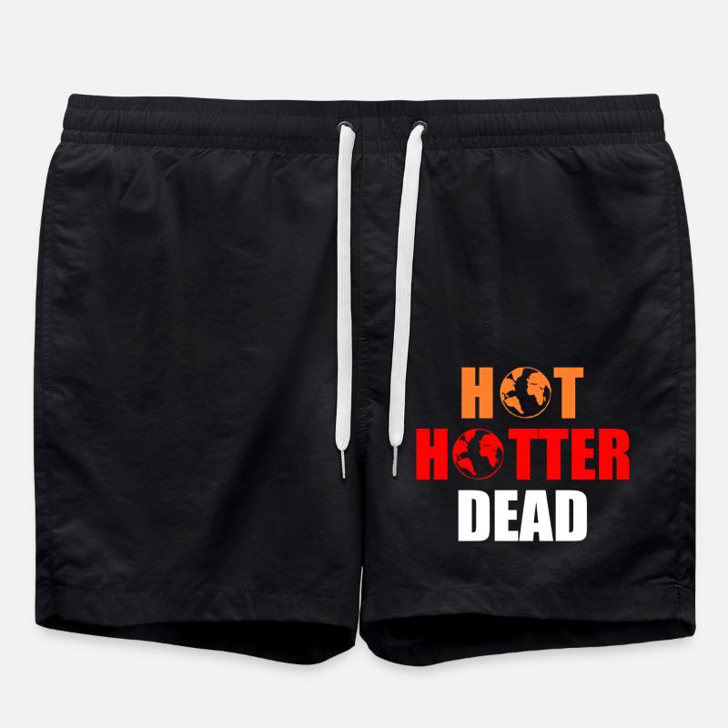 Hot hotter dead - Swim Trunks - black