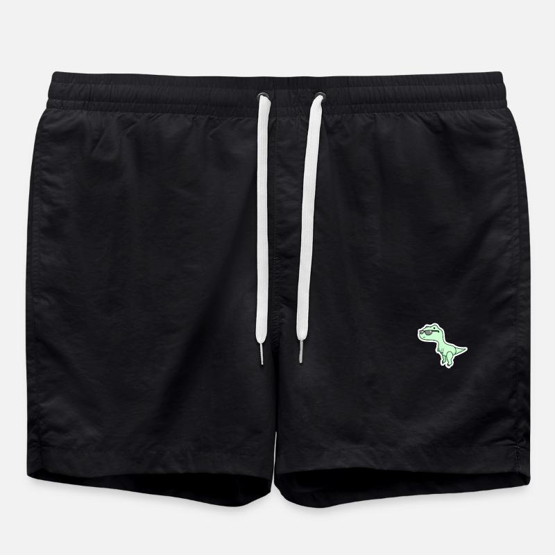 dinosaur - Swim Trunks - black