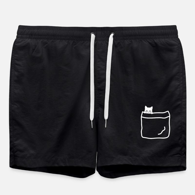 Pockets cats - Swim Trunks - black