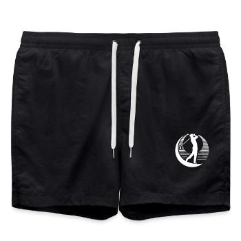 Golfeur - Short de bain - noir - Devant - AI Model Male 185 light (185cm)