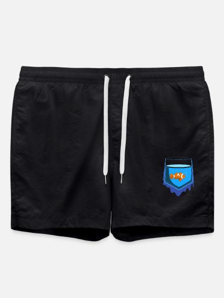 Pocket Fish - Swim Trunks - black