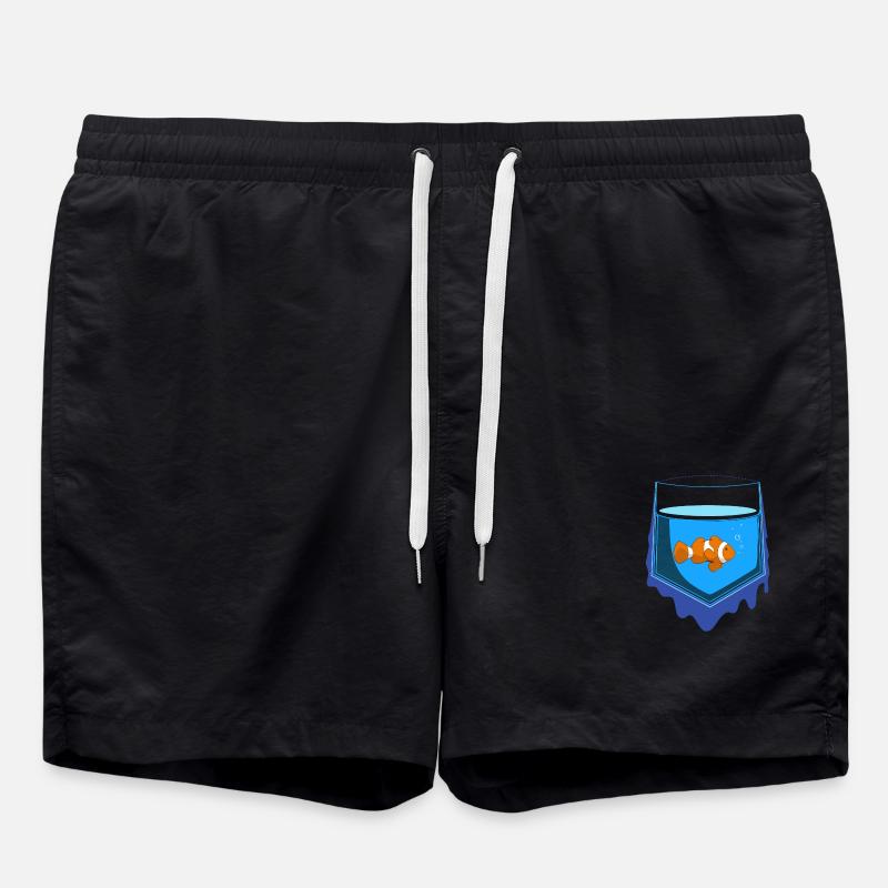 Pocket Fish - Swim Trunks - black