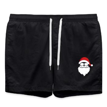 COOL SANTA - Badeshorts - Schwarz - Vorne - AI Model Male 185 light (185cm)