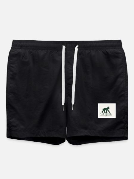 Mad Monkey Vintage Logo Illustration - Short de bain - noir