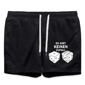 Coincidence | There is no coincidence | Say cube - Swim Trunks - black - Front - AI Model Male 185 light (185cm)
